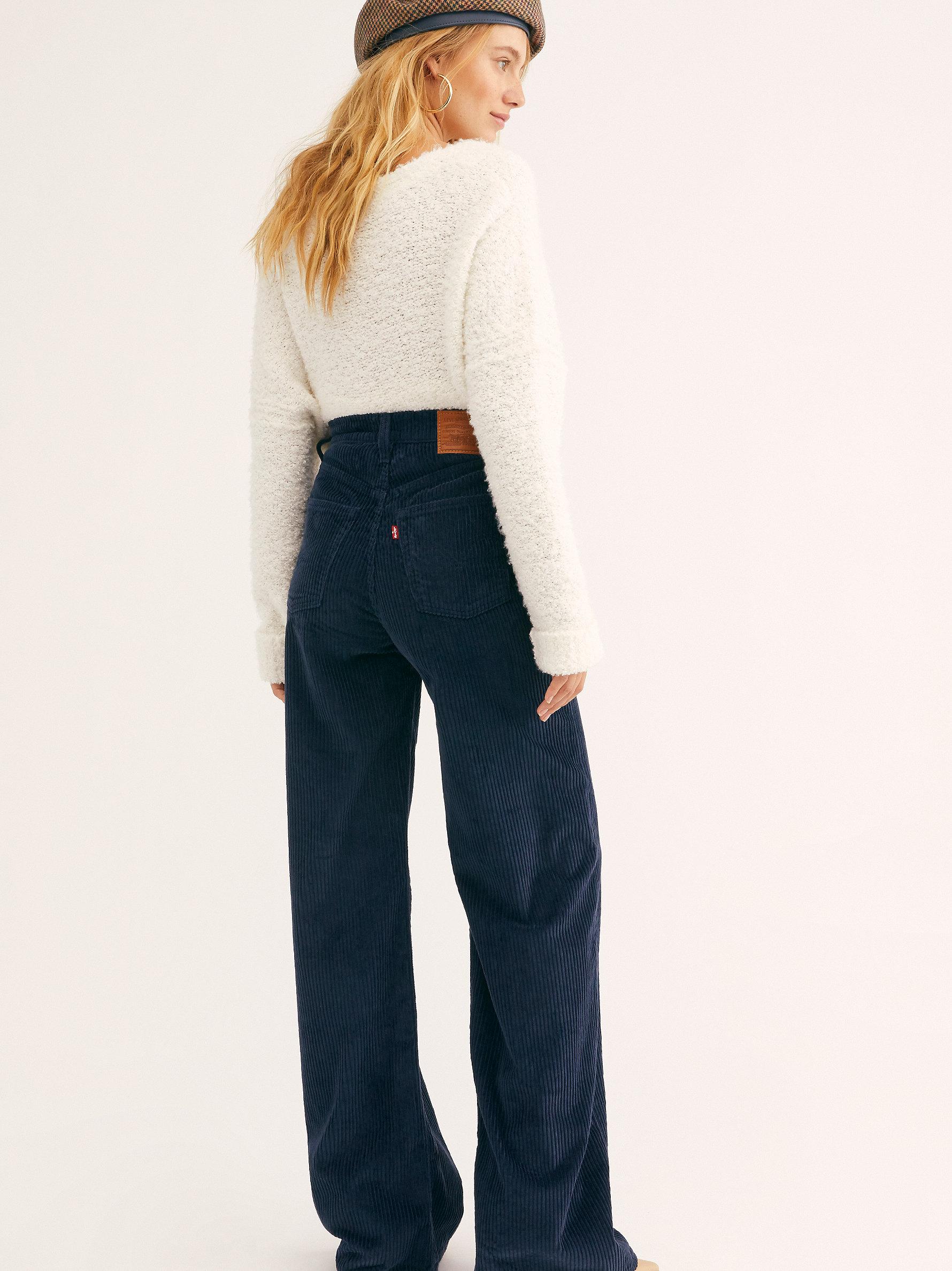Ribcage Cord Wide-leg Pants 