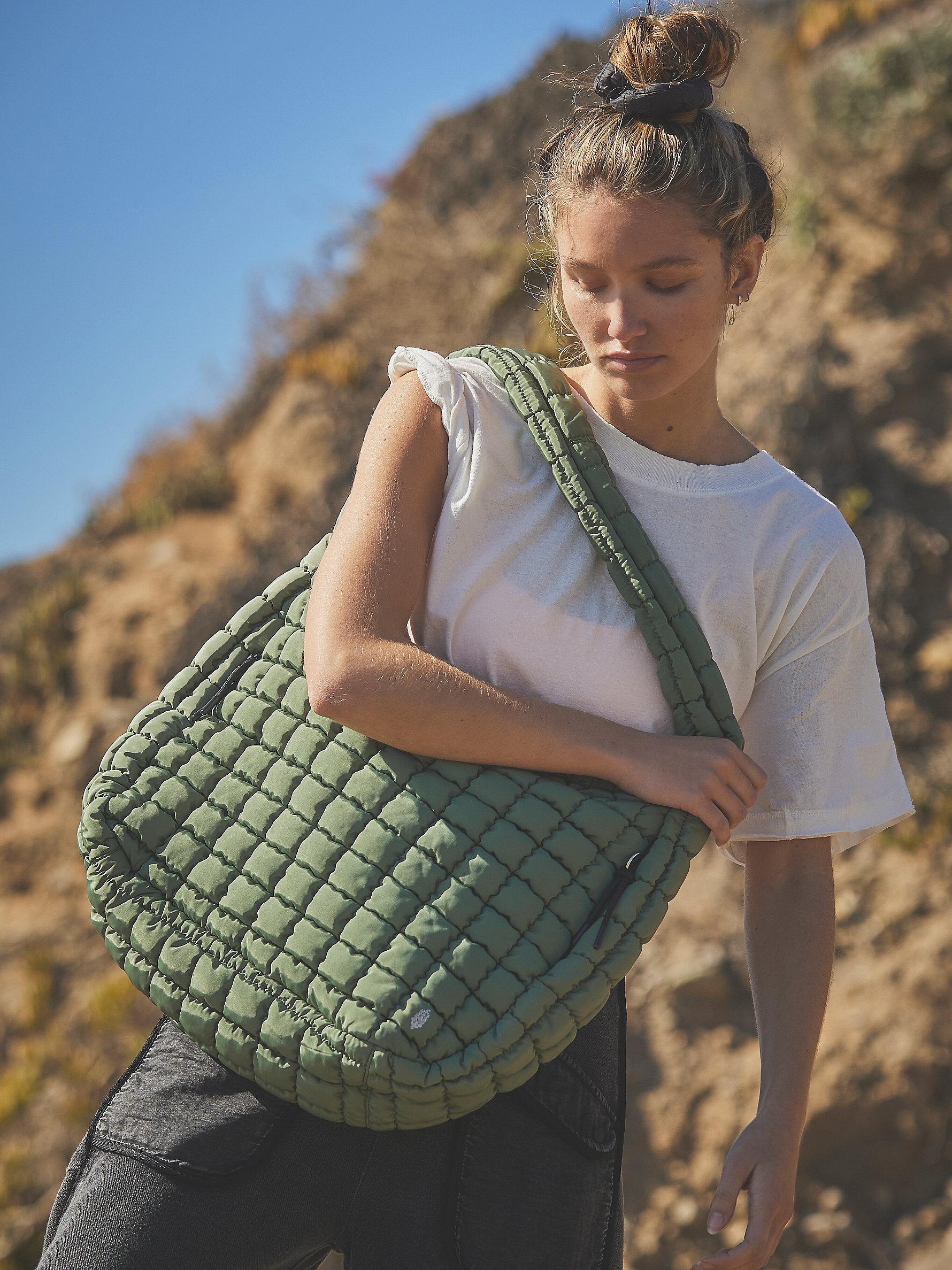 Free People Fp Movement Quilted Carryall in Green | Lyst