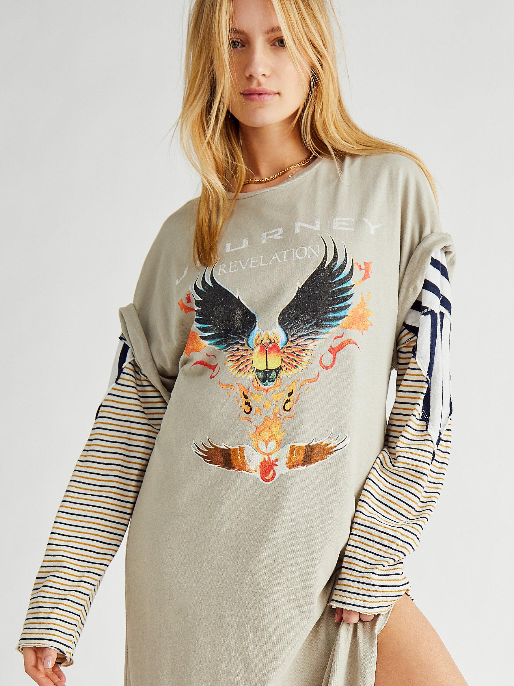 Free People Cotton Journey Maxi Tee 