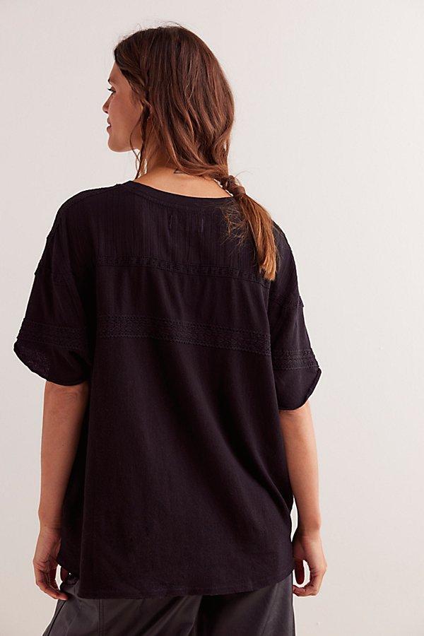 Free People We The Free Dorothy Tee in Black | Lyst