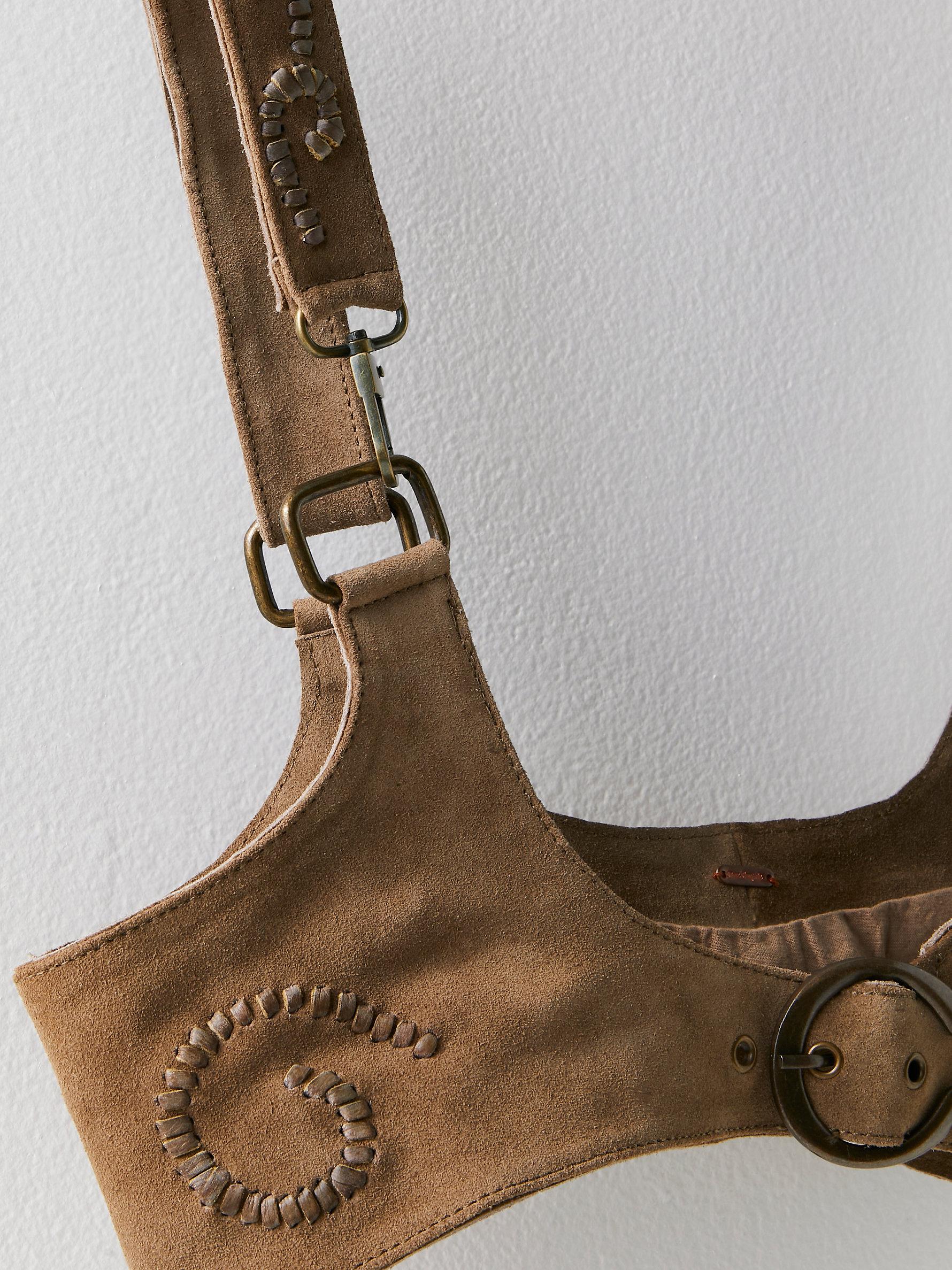 FREE PEOPLE Leather Corset Harness Size M free-people-Tweed-Beacon-  main image 2