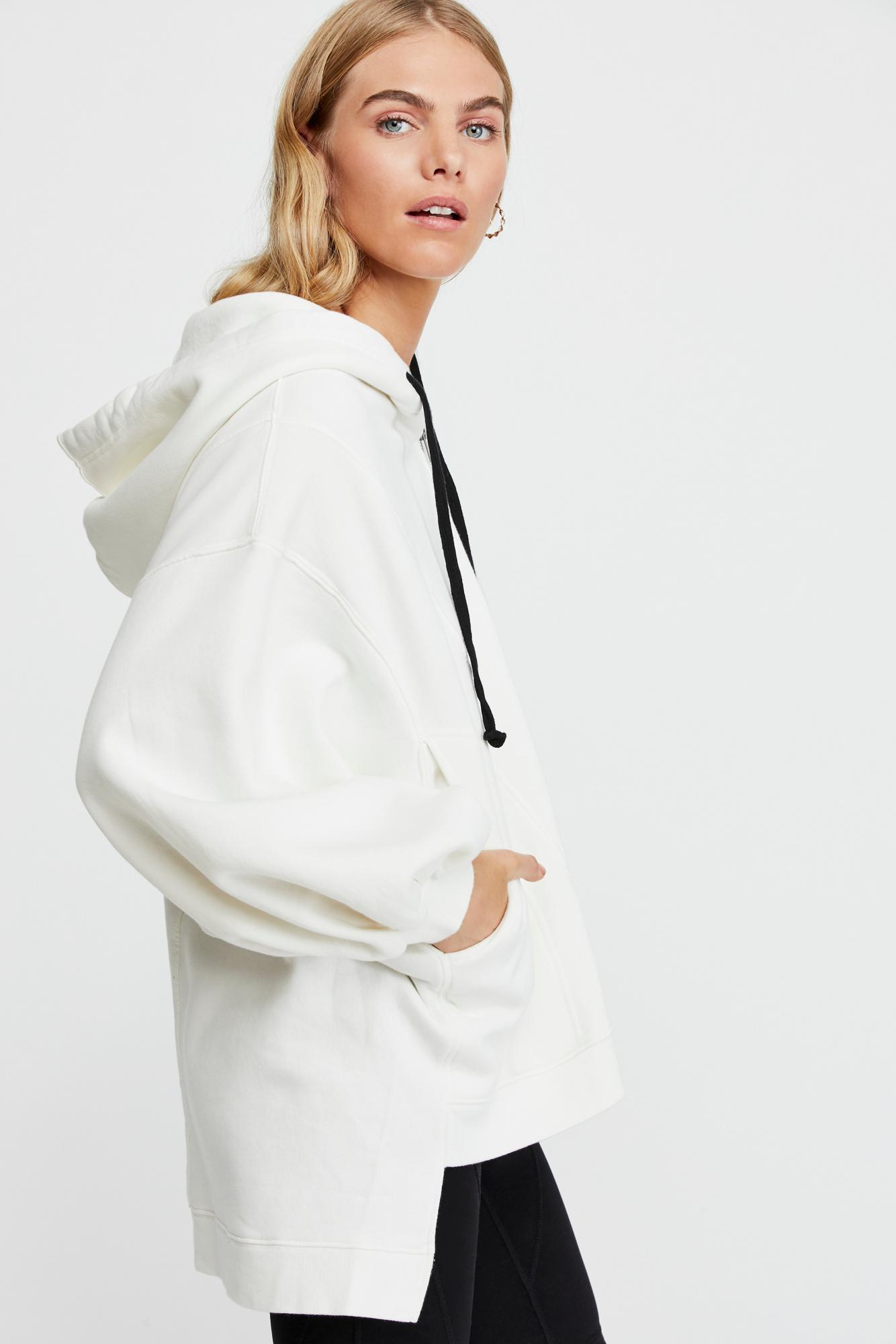 free people white sweatshirt