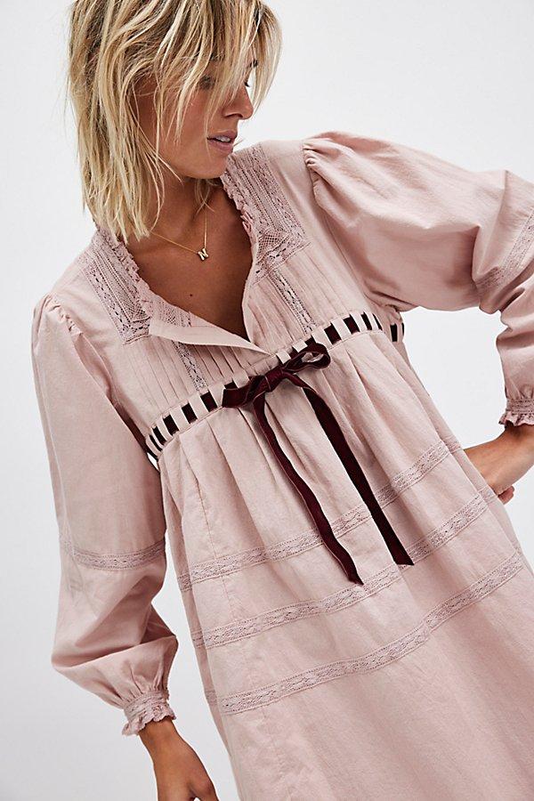 chinese dress ladies Free People Tabby Lace Mini Dress main image 1