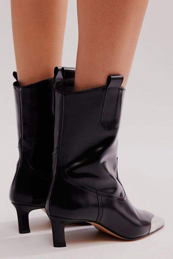 ALOHAS South Shimmer レザーブーツ Alohas Hudson Shimmer Boots in Black | Lyst