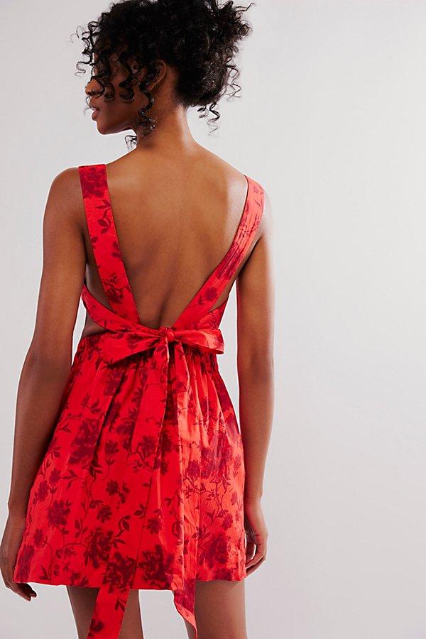 Free people red floral dress online