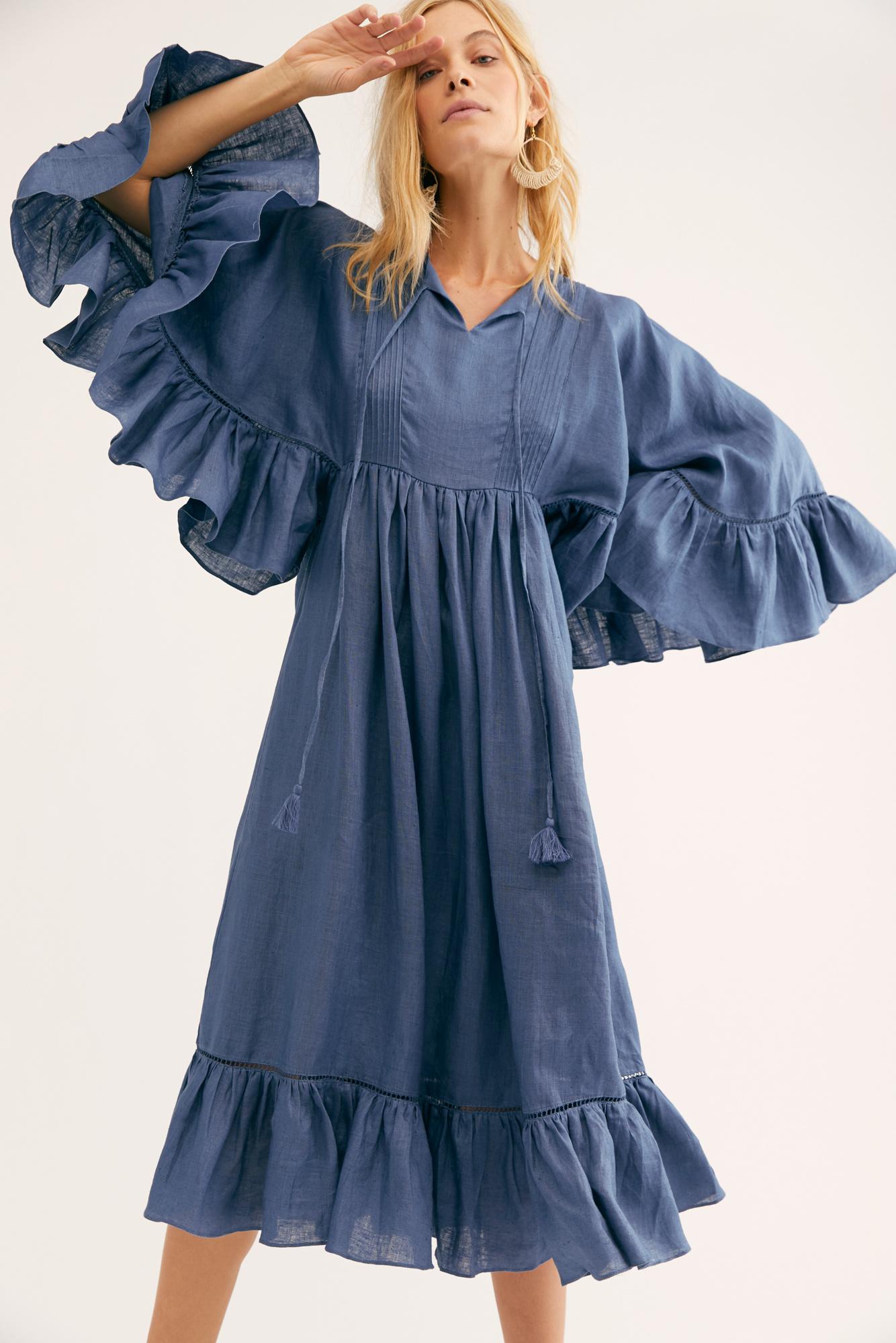 montana sunset midi dress