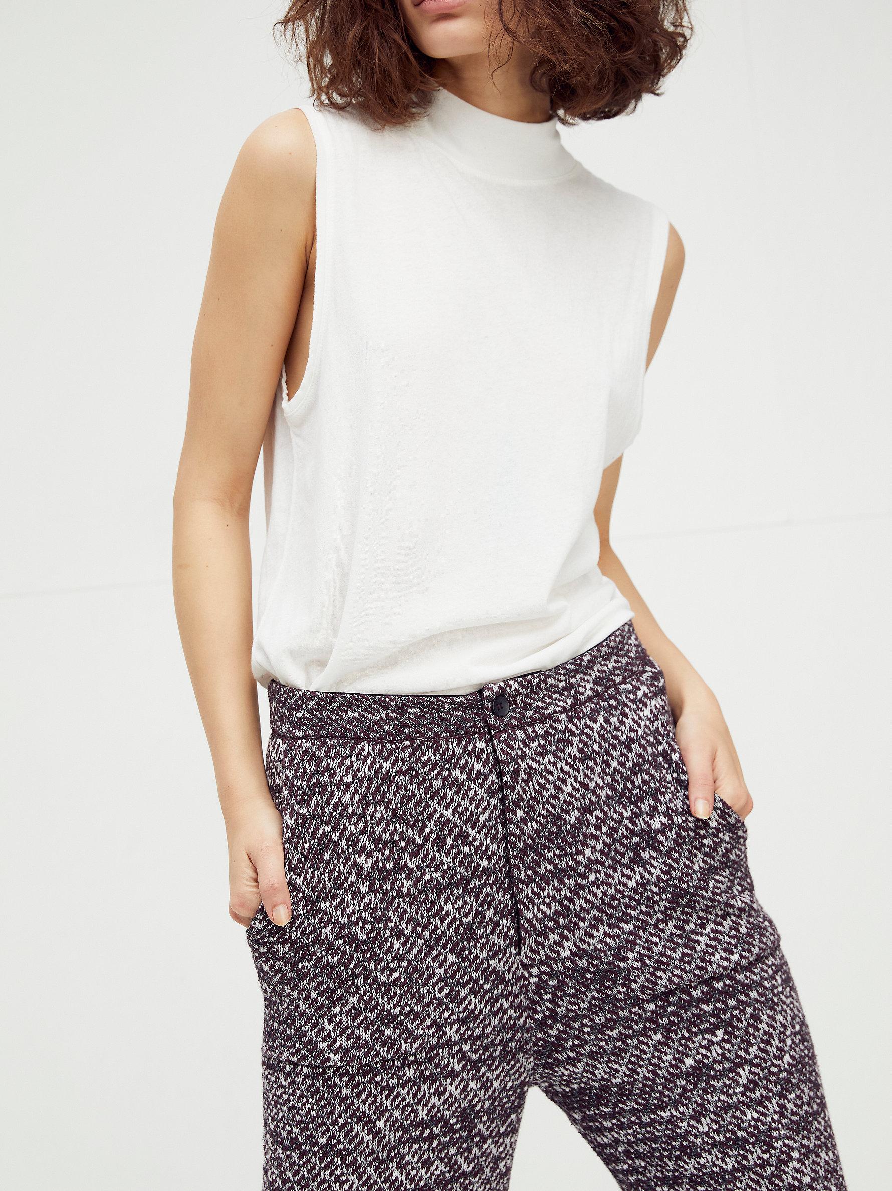 Free People Cotton Cozy Knit Trouser | Lyst