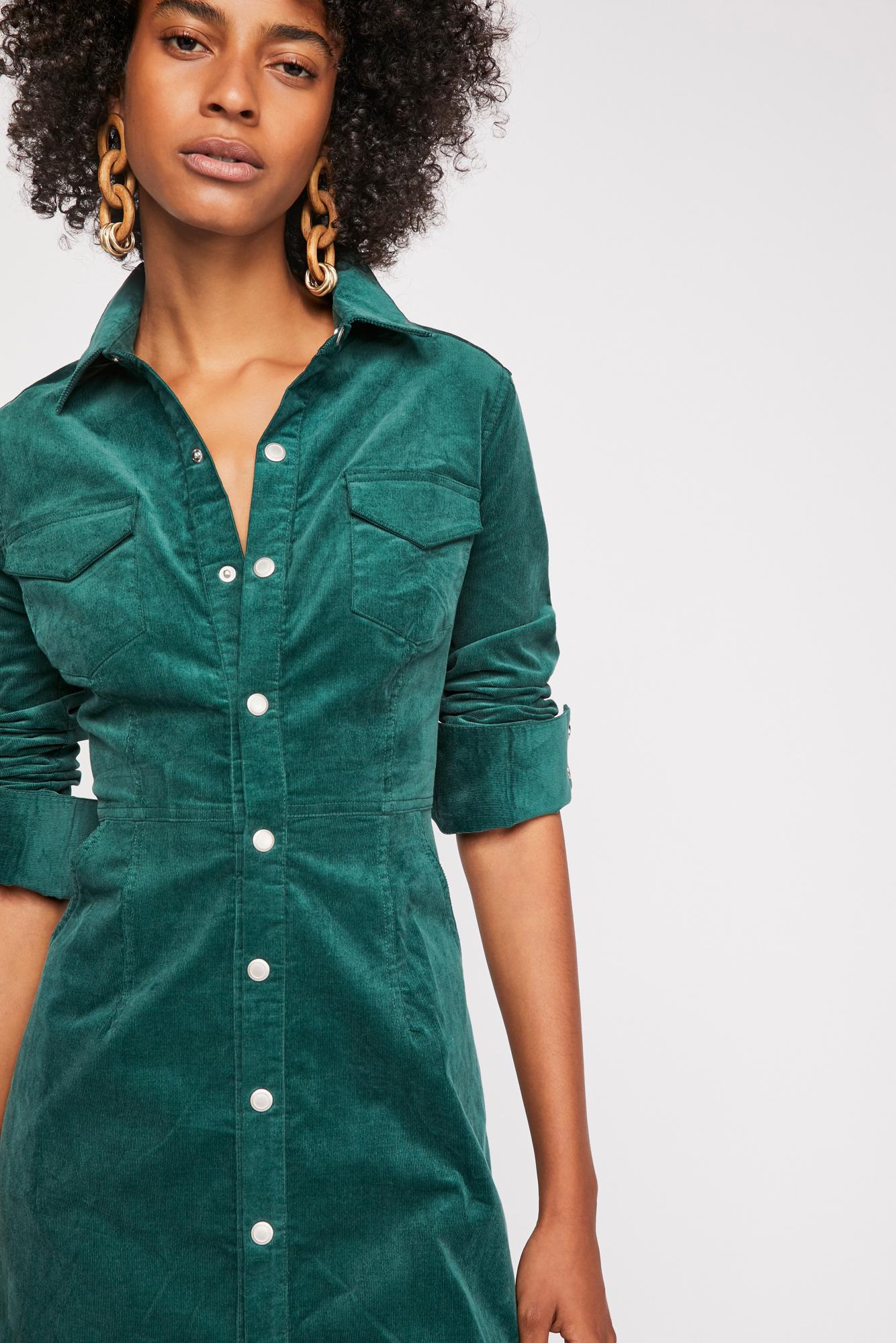 dynamite green dress