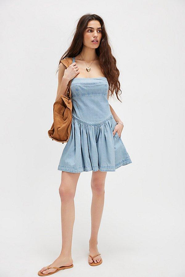 laurel denim mini dress Laurel Denim Minidress (Women)
