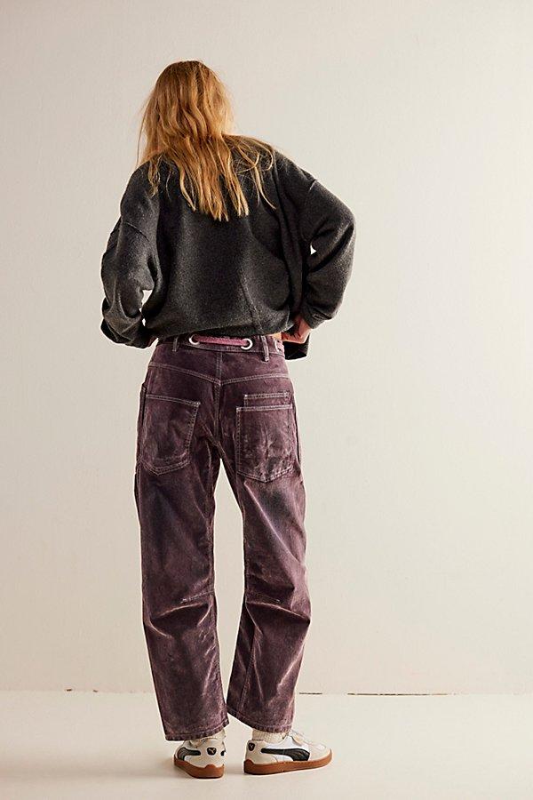 Free People ★ We The Free Moxie Flocked Barrel Jeans We The Free Moxie Flocked Pull-On Barrel Jeans | Free People