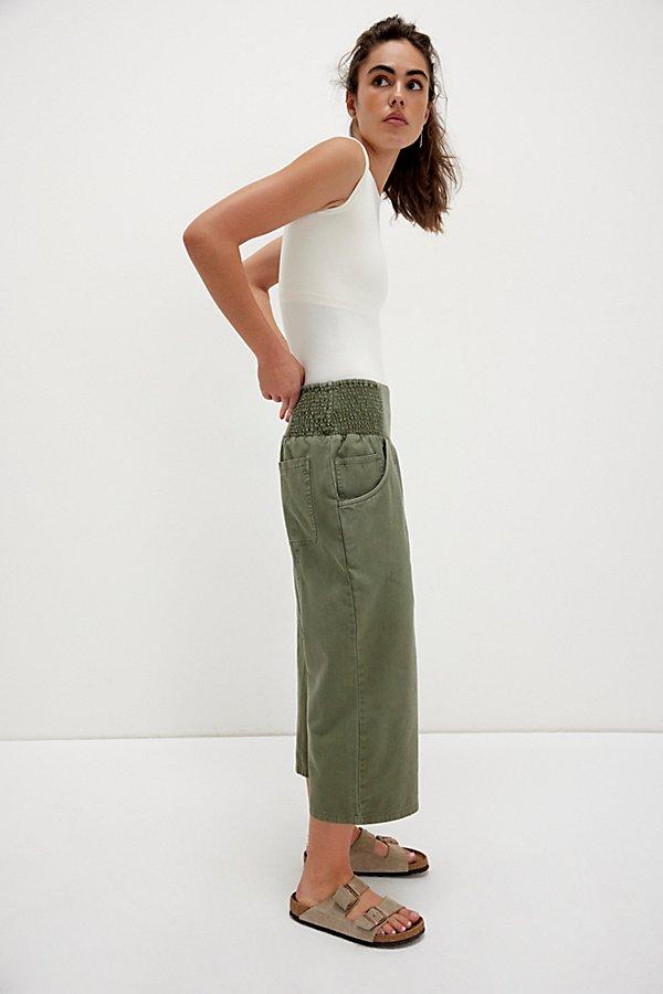 Free People Lunan Crop Harem Jeans in Natural | Lyst