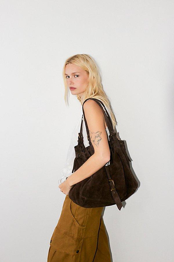 Free People Serena Cinched Shoulder Bag in Brown | Lyst display picture 1