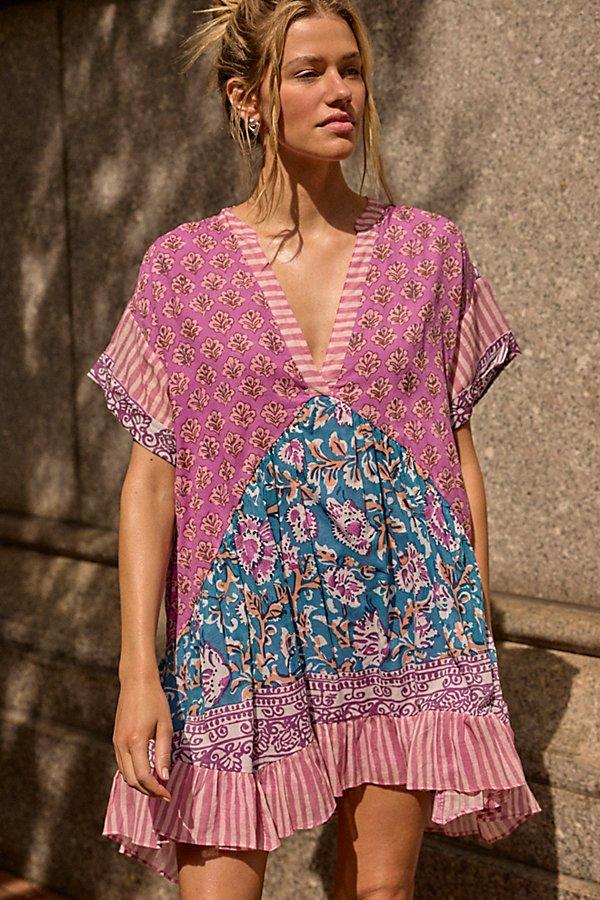 strapless open back dress Wrap Back With Front Slit Chiffon Maxi Dress - Dusty Pink
