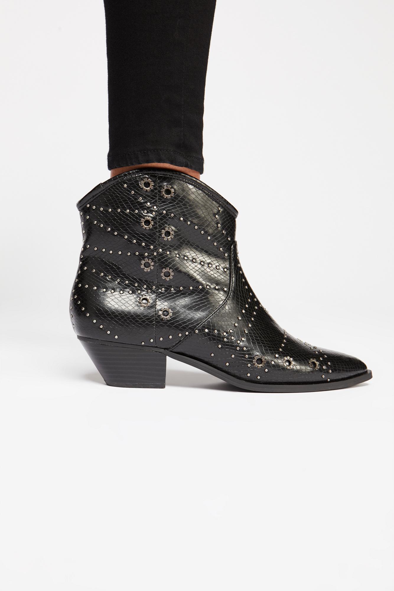 free people black bootie