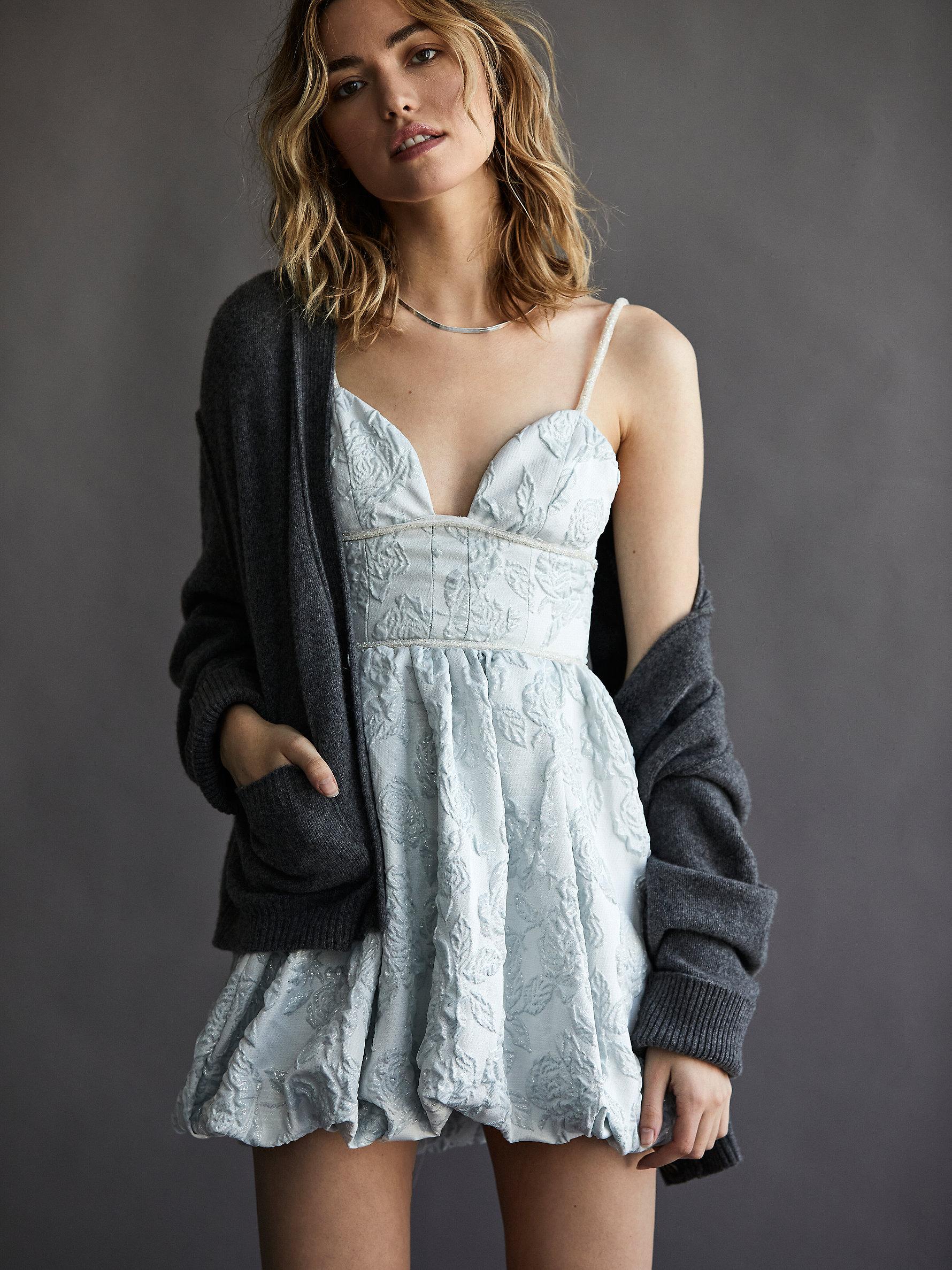\u0026 Lemons Lydia Party Dress in Ice Blue 