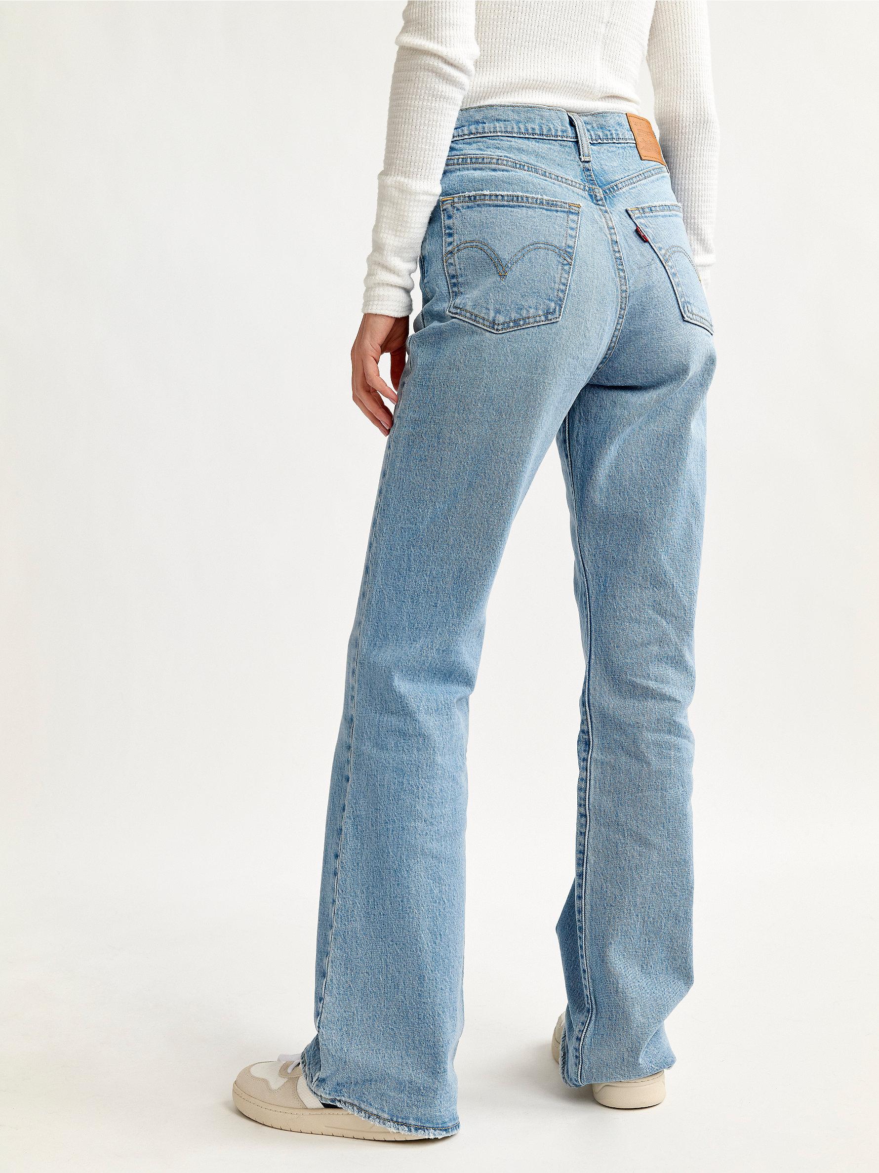 Free People Levi's Ribcage Bootcut Jeans in Blue | Lyst