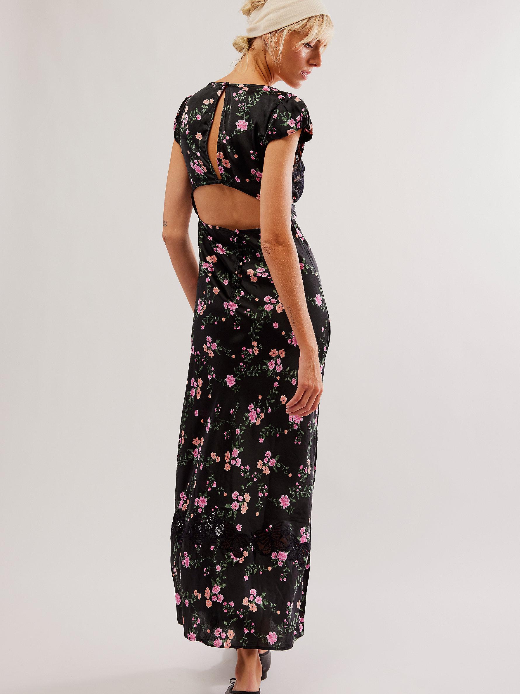 free people butterfly bliss maxi dress Free People Sheer Bliss Maxi Timber Boutique