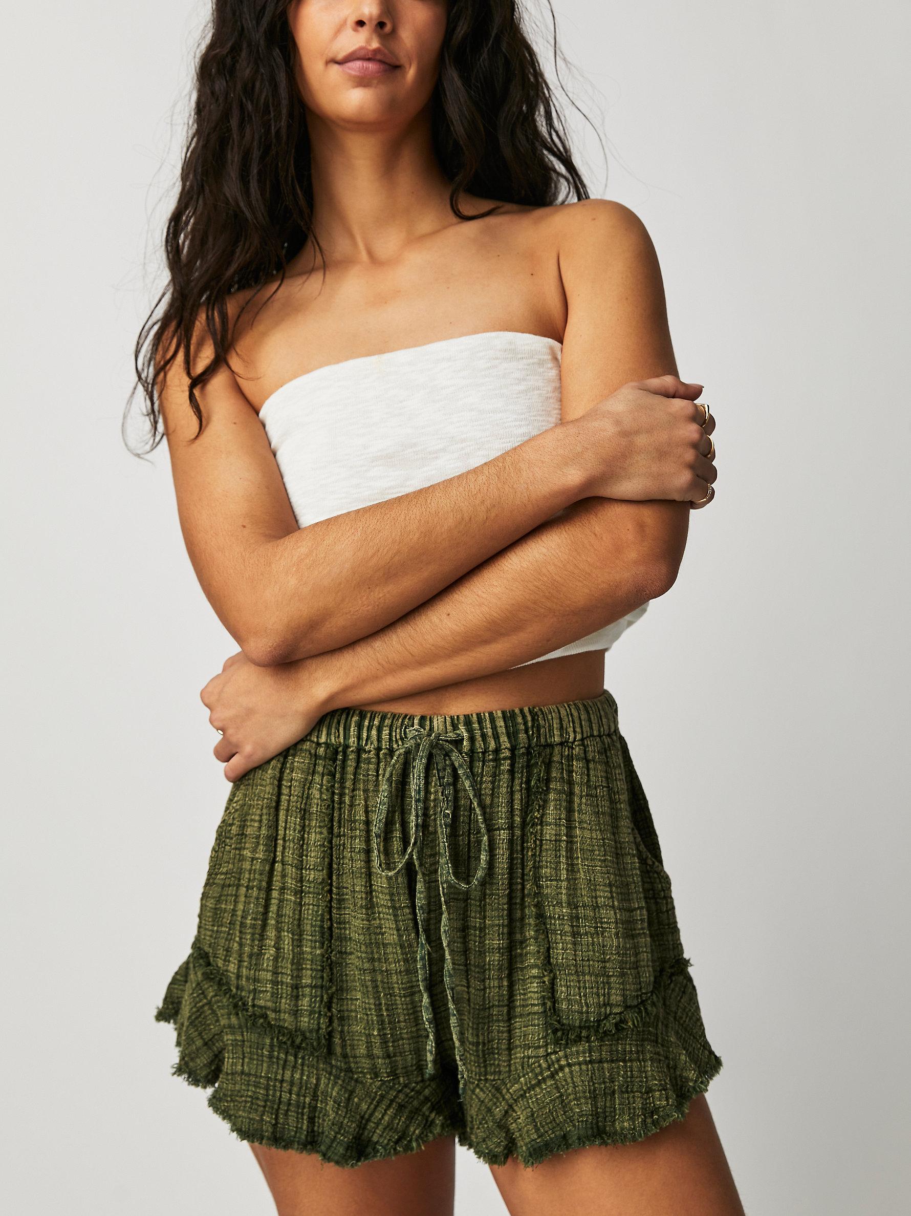 Free People Fp One Solona Shorts in Green | Lyst