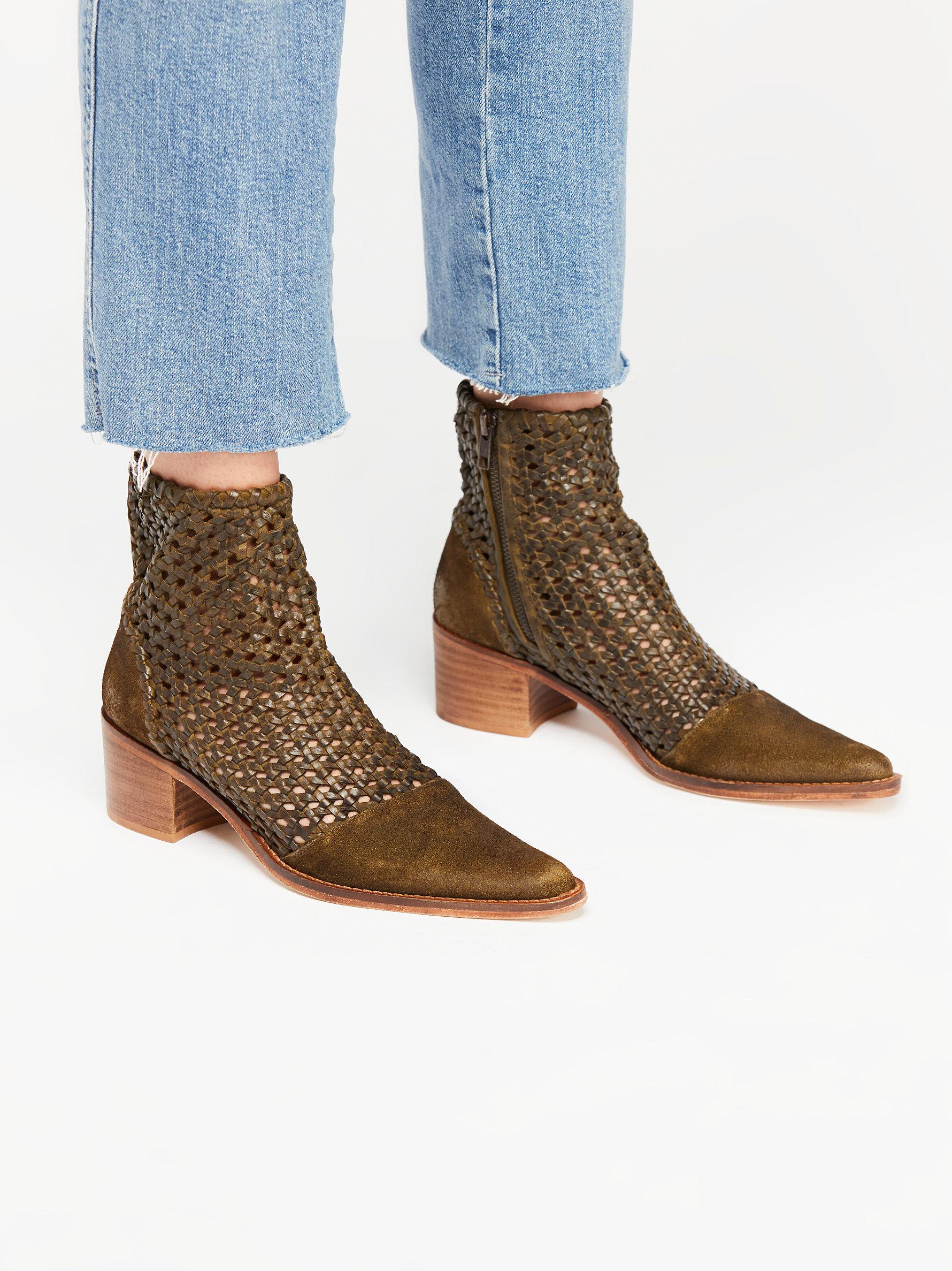 Free People Leather In The Loop Woven 
