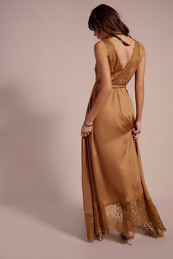 Nigel Preston Wrap Soho Dress in Brown | Lyst Nigel Preston Wrap Soho Dress in Brown | Lyst
