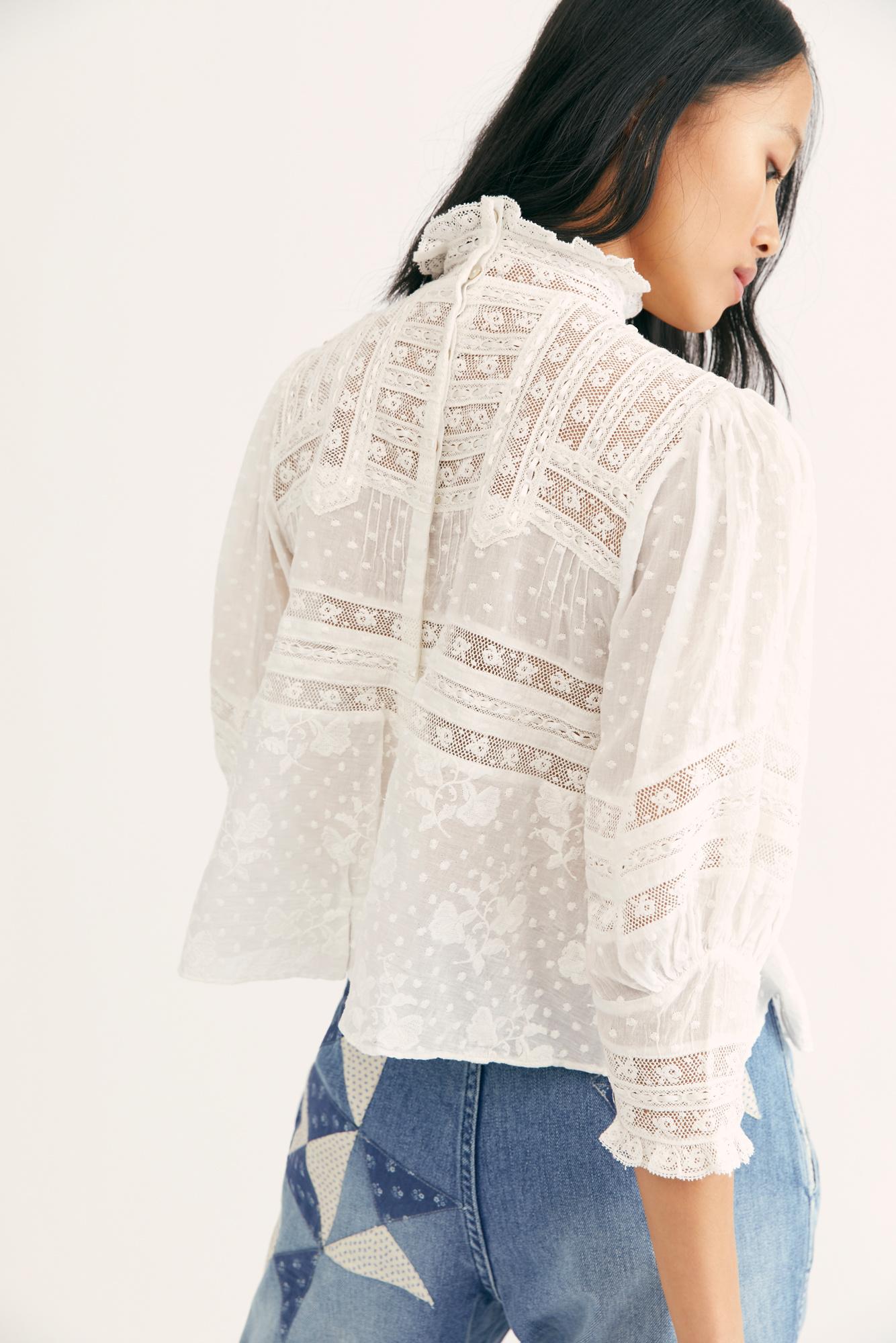 love shack fancy blouse