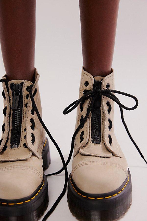 Dr. Martens Sinclair Zip Front Boots in Brown | Lyst