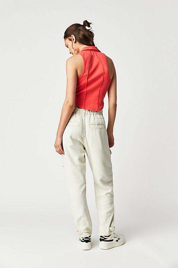 We The Free Hazel Pull-On Drop-Waist Jeans by at Free People