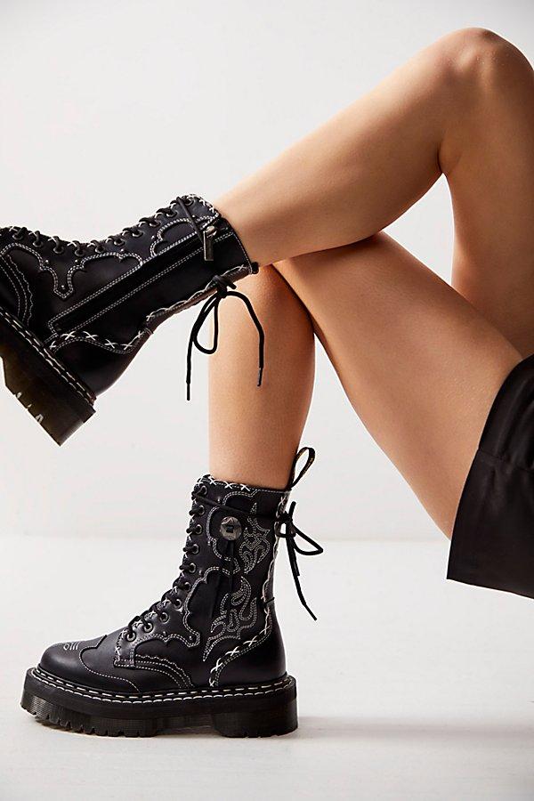 Dr. Martens Jadon Hi Gothic Americana Boots in Black | Lyst display picture 3