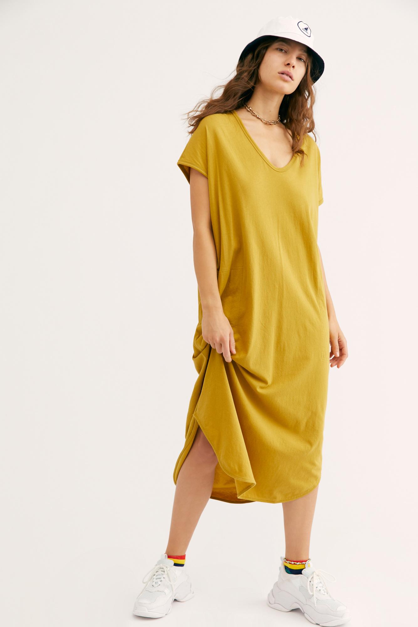 lotus midi dress