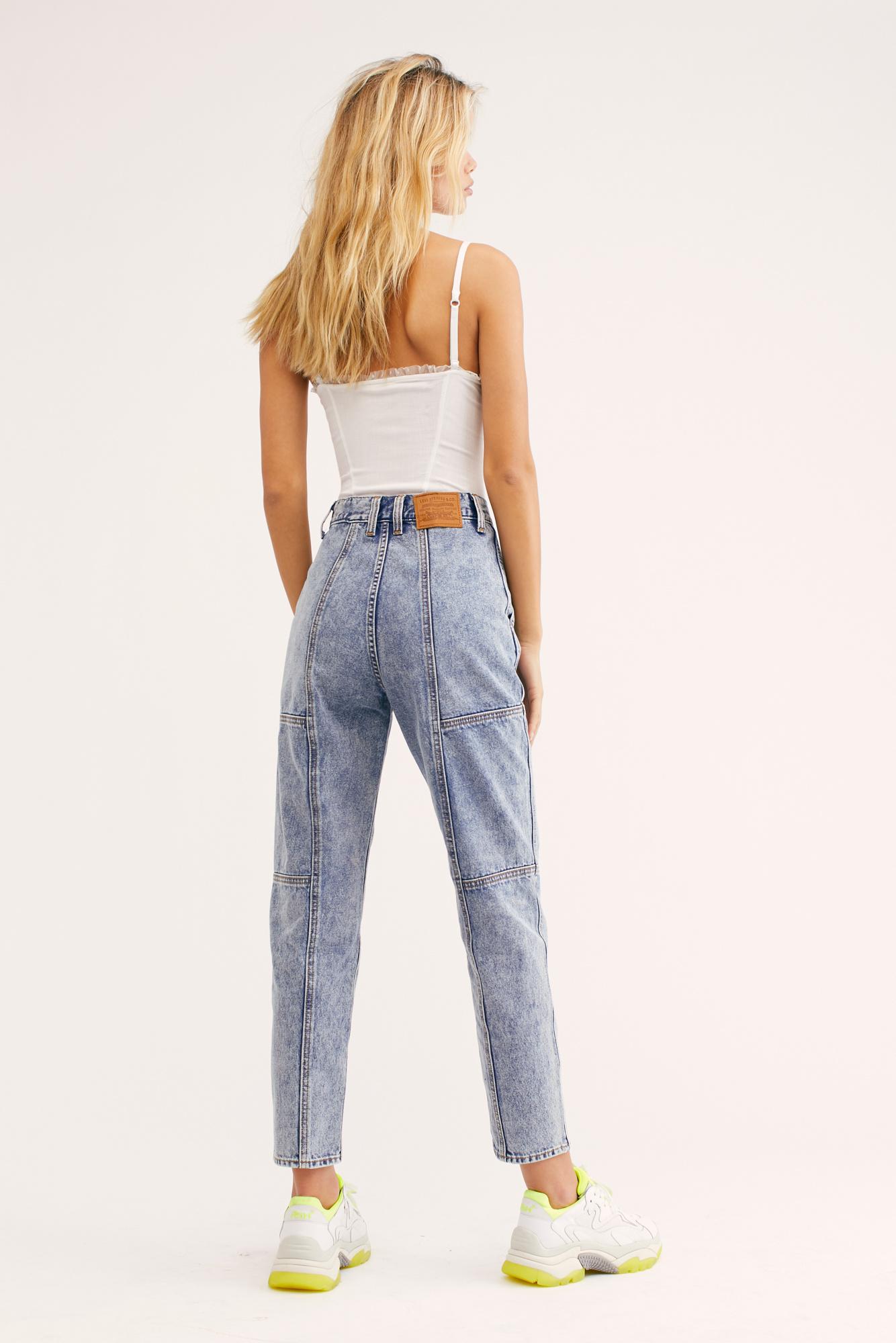 levi's utility mom overall
