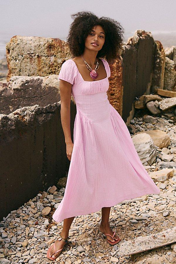 lainey midi dress Brown Ivory Polka Dot Lainey Midi Dress