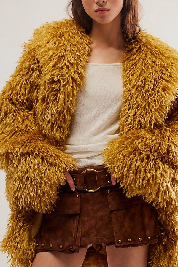 Stargazer Free People Furry Jacket Free People Stargazer Fur Jacket Lyst UK