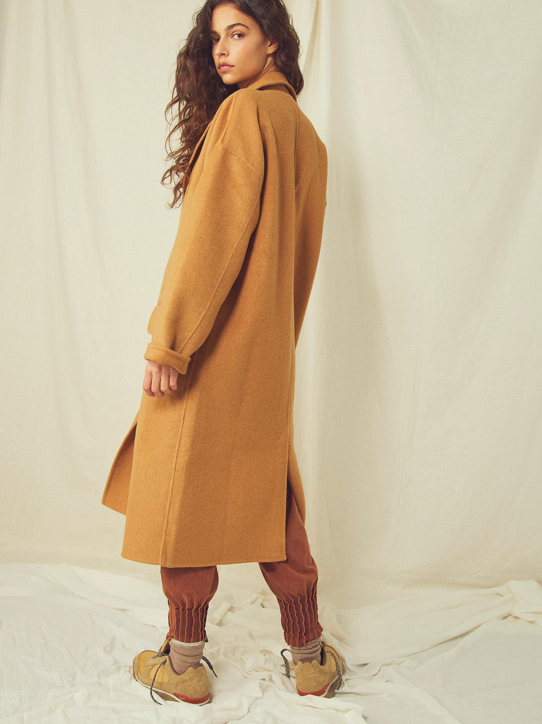 orange longline blazer