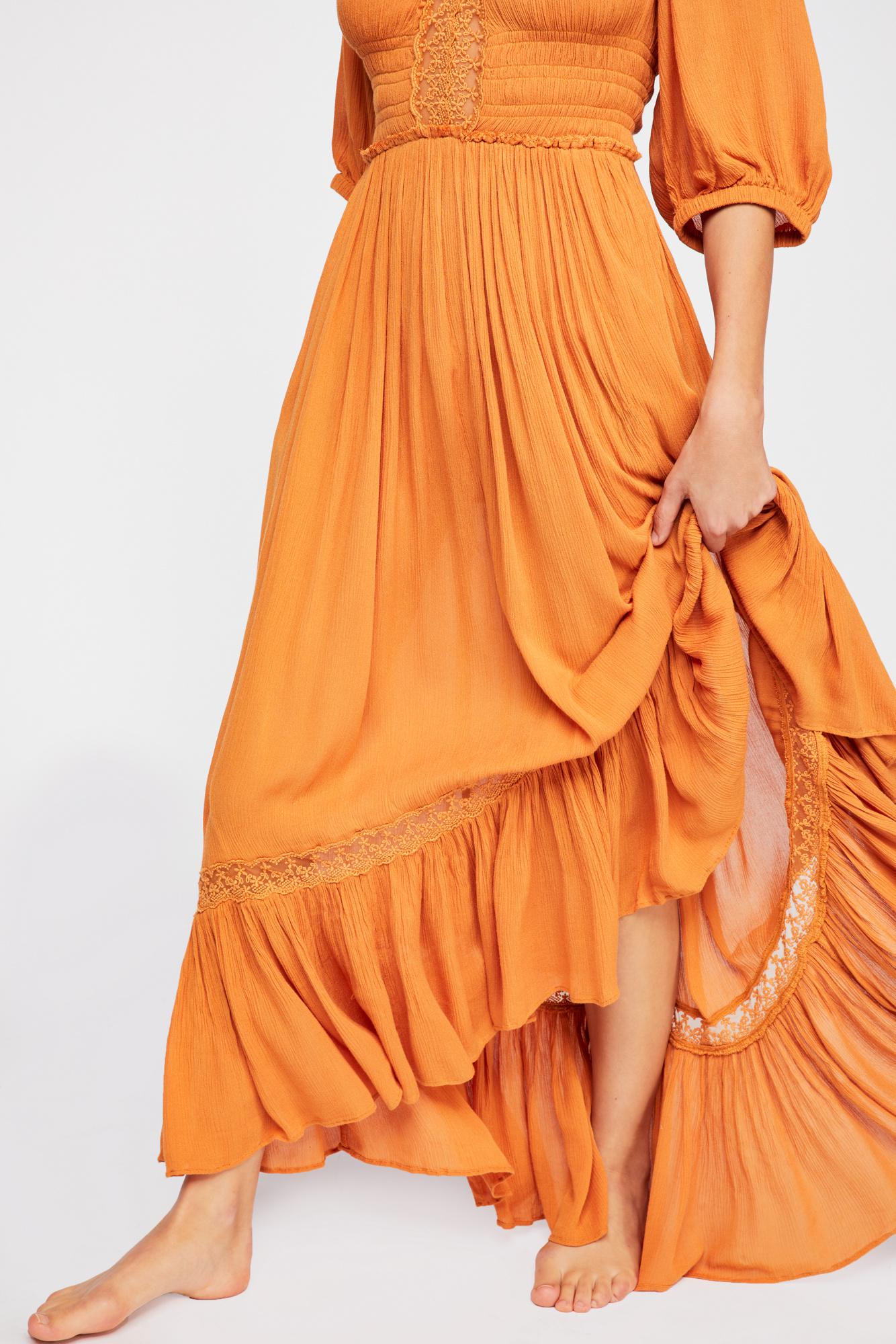 endless summer by free people ruffle maxi dress