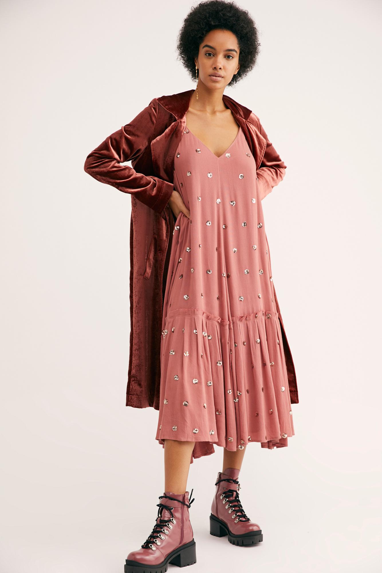 milky way sequin maxi dress