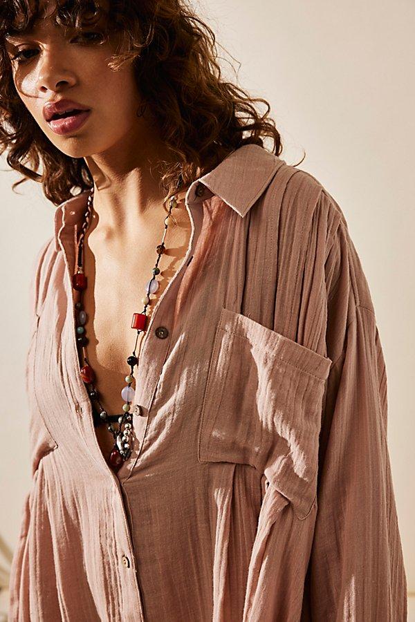 free people voyager shirt dress Free People Dress Women's XS Gray Voyager Shirt Dress Buttons Oversized  Pockets