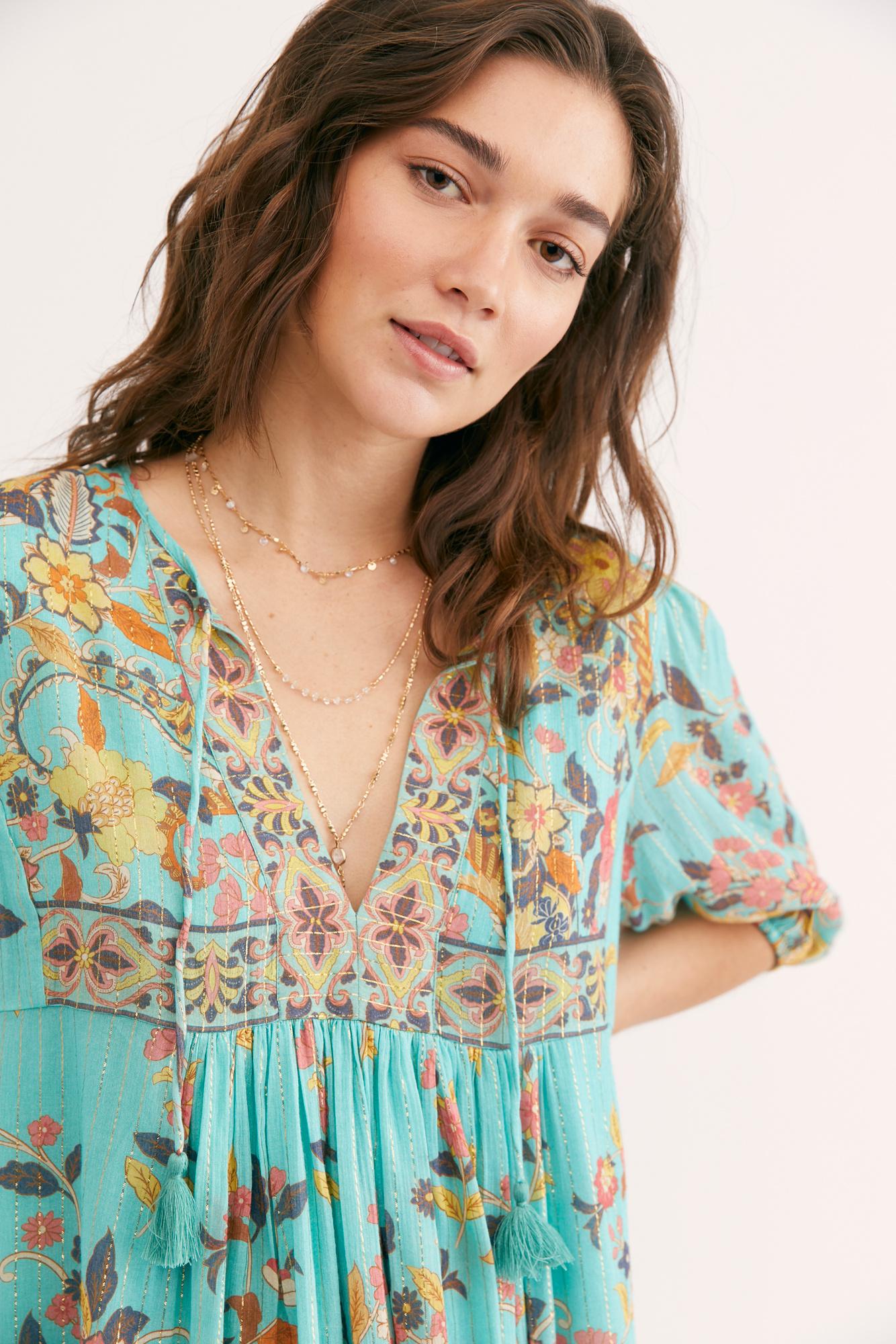 Free People Hendrix Tunic By Spell And The Gypsy Collective in Green | Lyst