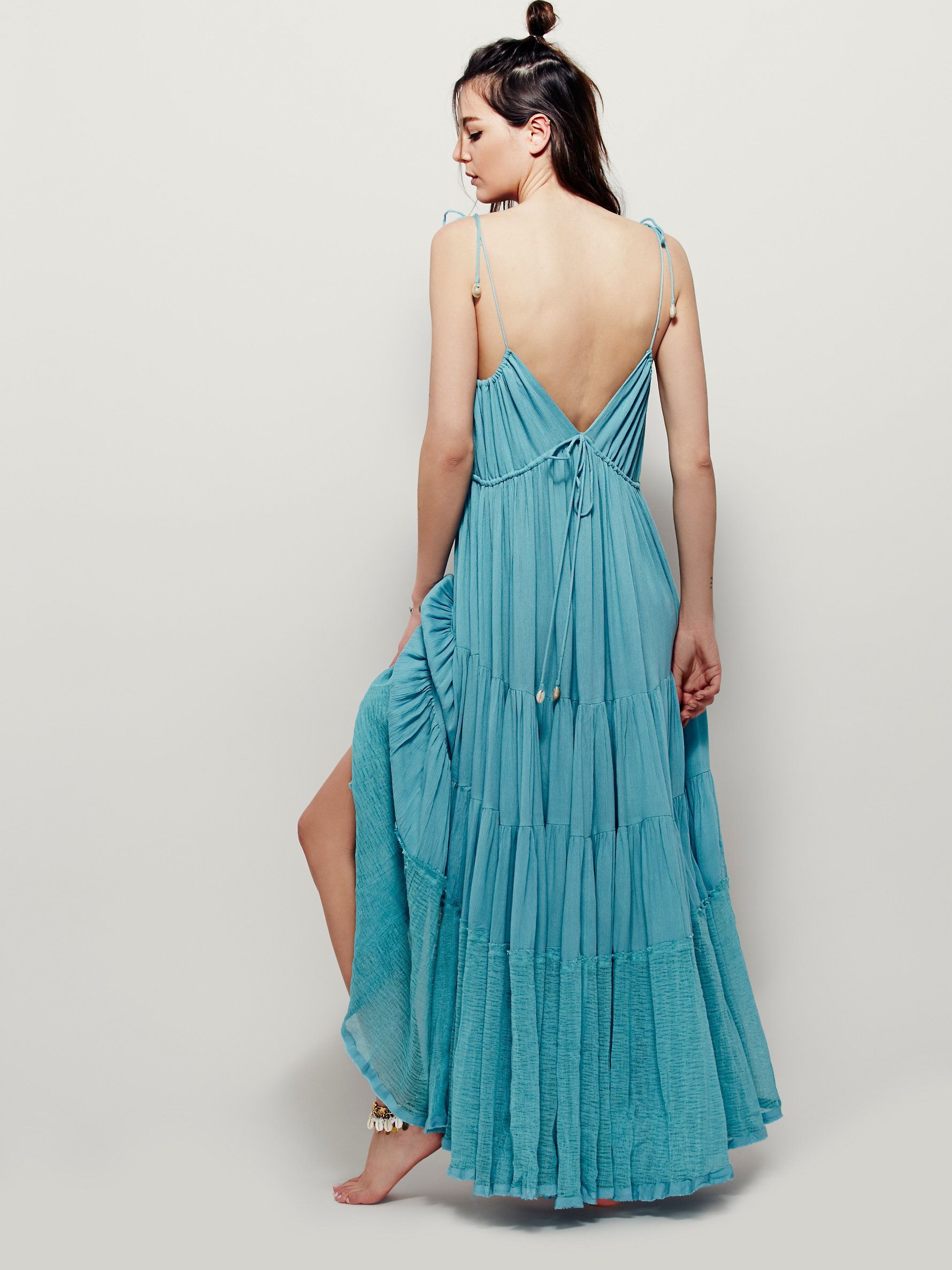 Free People Cosmico Maxi in Blue | Lyst