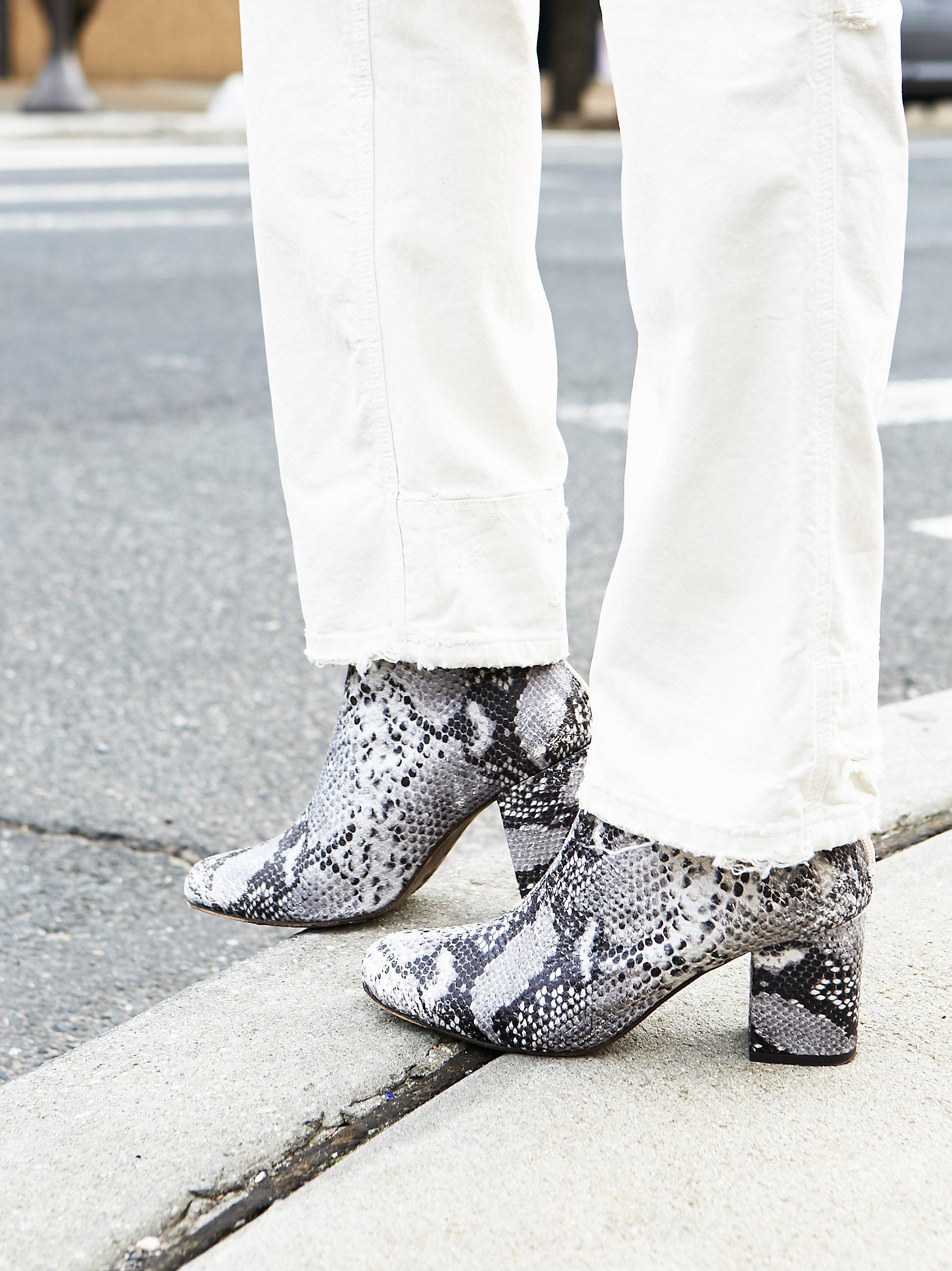 cecile ankle boot snake