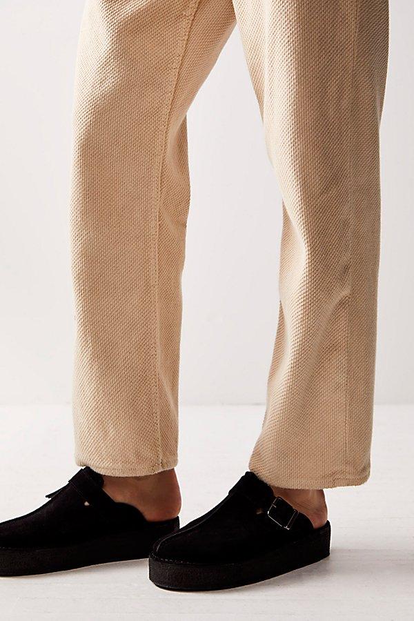 Clarks Trek Wedge Mules in Black | Lyst