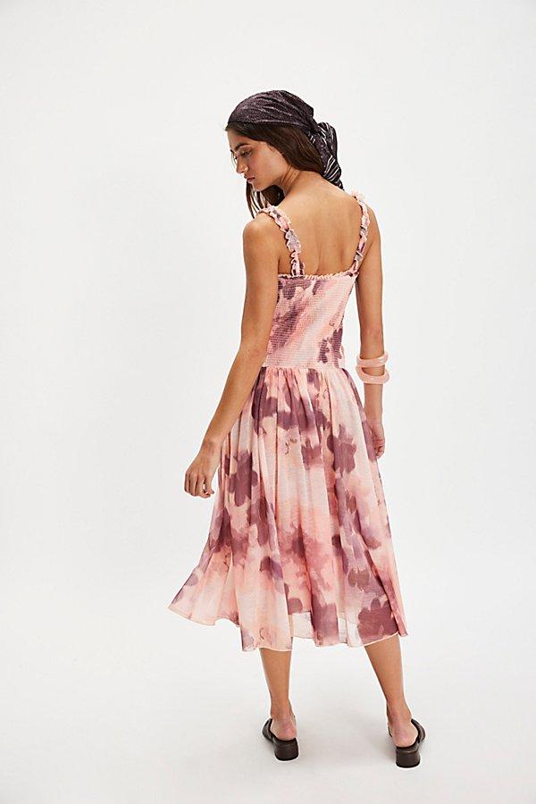 midi casual dresses uk Quyn Angel Sleeve Jersey Dress, Navy White Floral – Jolie Moi Retail