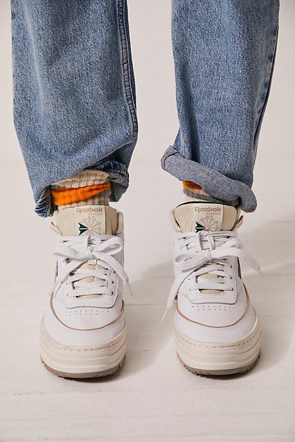 reebok club c geo mid outfit