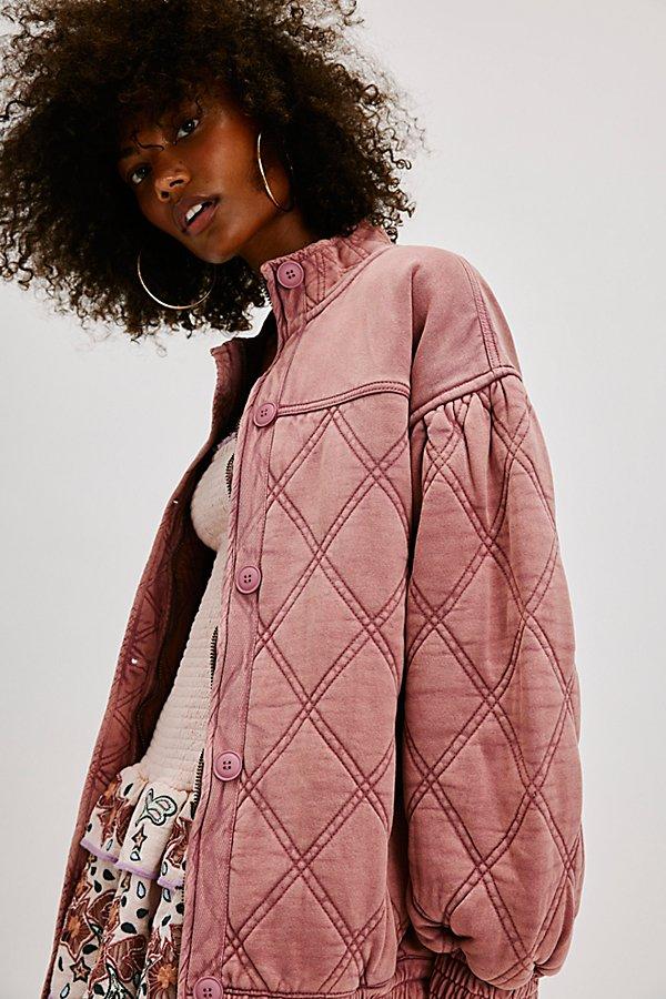 Free People Juno Jacket in Pink Lyst