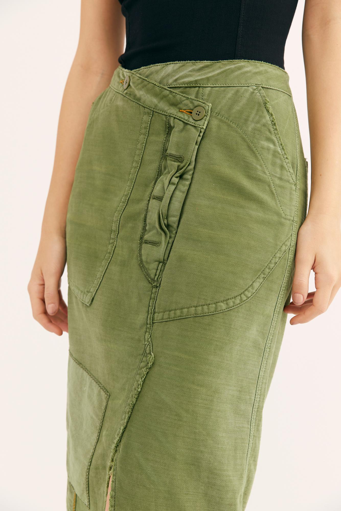 free people echo midi skirt