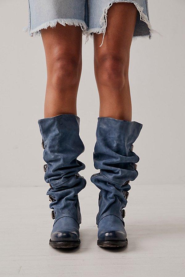 A.s.98 Tatum Over The Knee Boot in Blue | Lyst UK