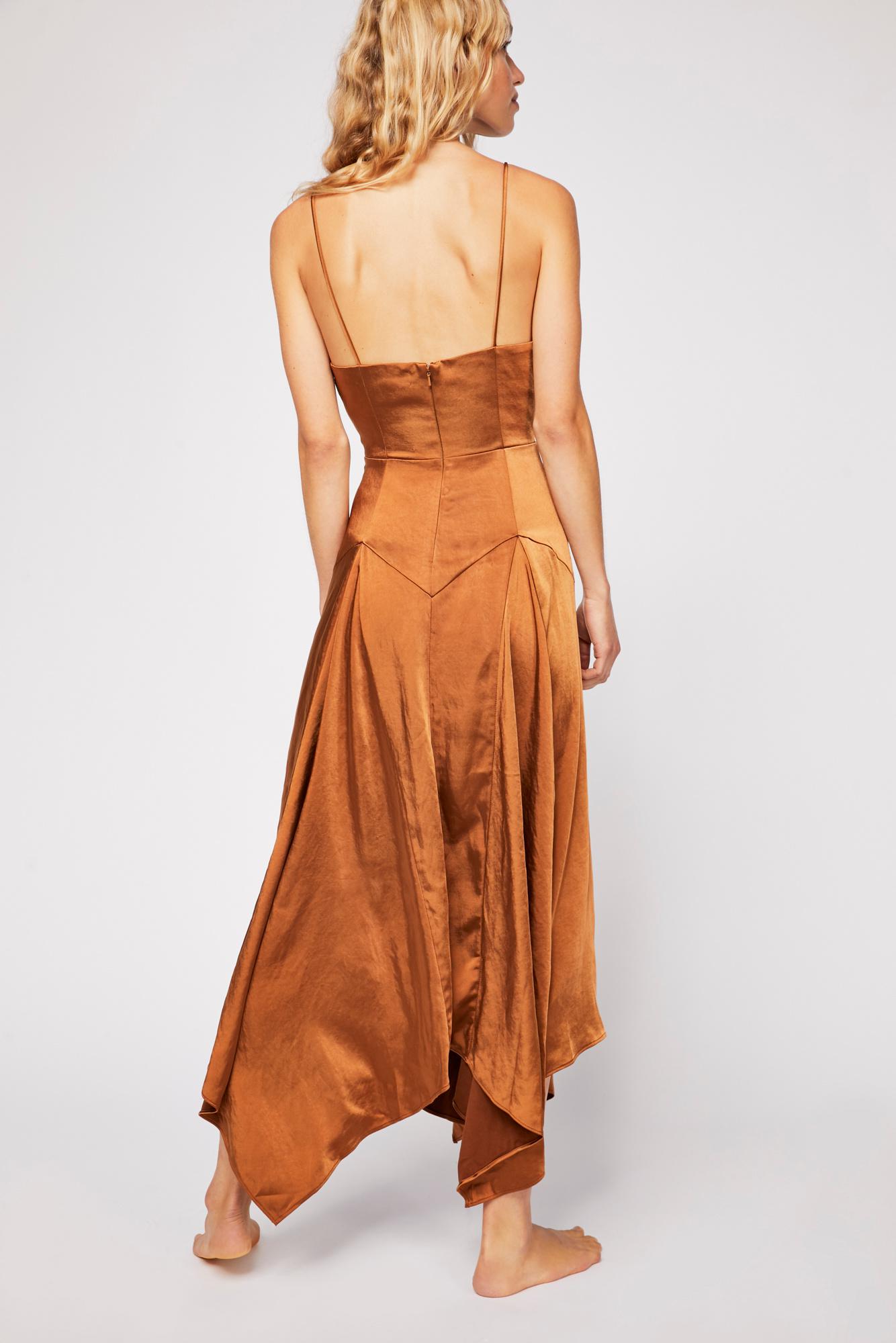 Free People The Dea Dress By Fame And Partners in Brown | Lyst
