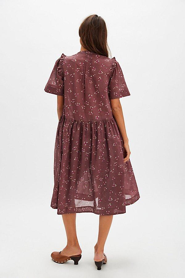 Free People Bella Mae Midi Dress in Red | Lyst