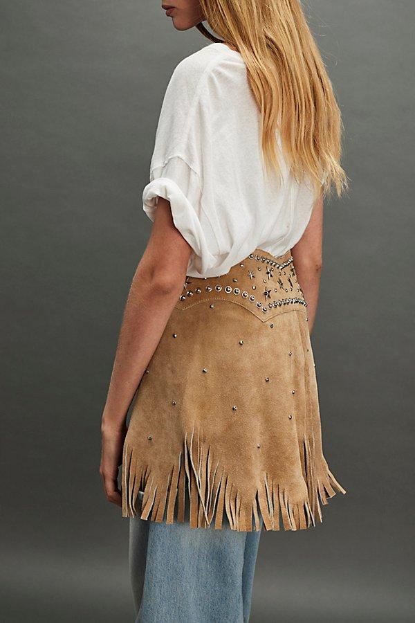 Free People Understated Leather Paris Texas Skirt Belt in