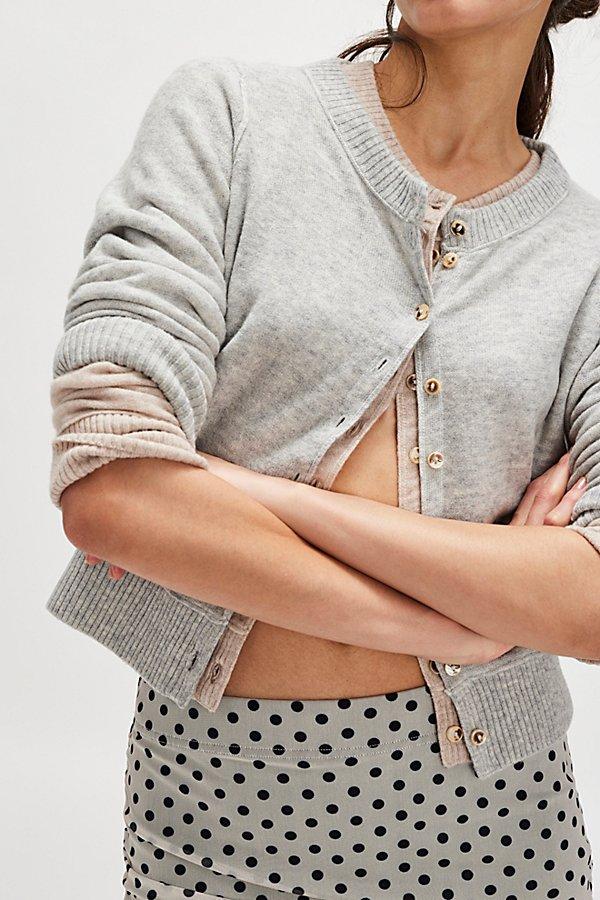 フリーピープル Free People Isla Solid Cardi レディース Sweaters Mineral Grey Free People Isla Solid Cardi in Mineral Grey – Shop Arlo