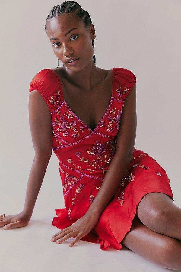 Bali Juliet Embroidered Mini Dress | Lyst UK